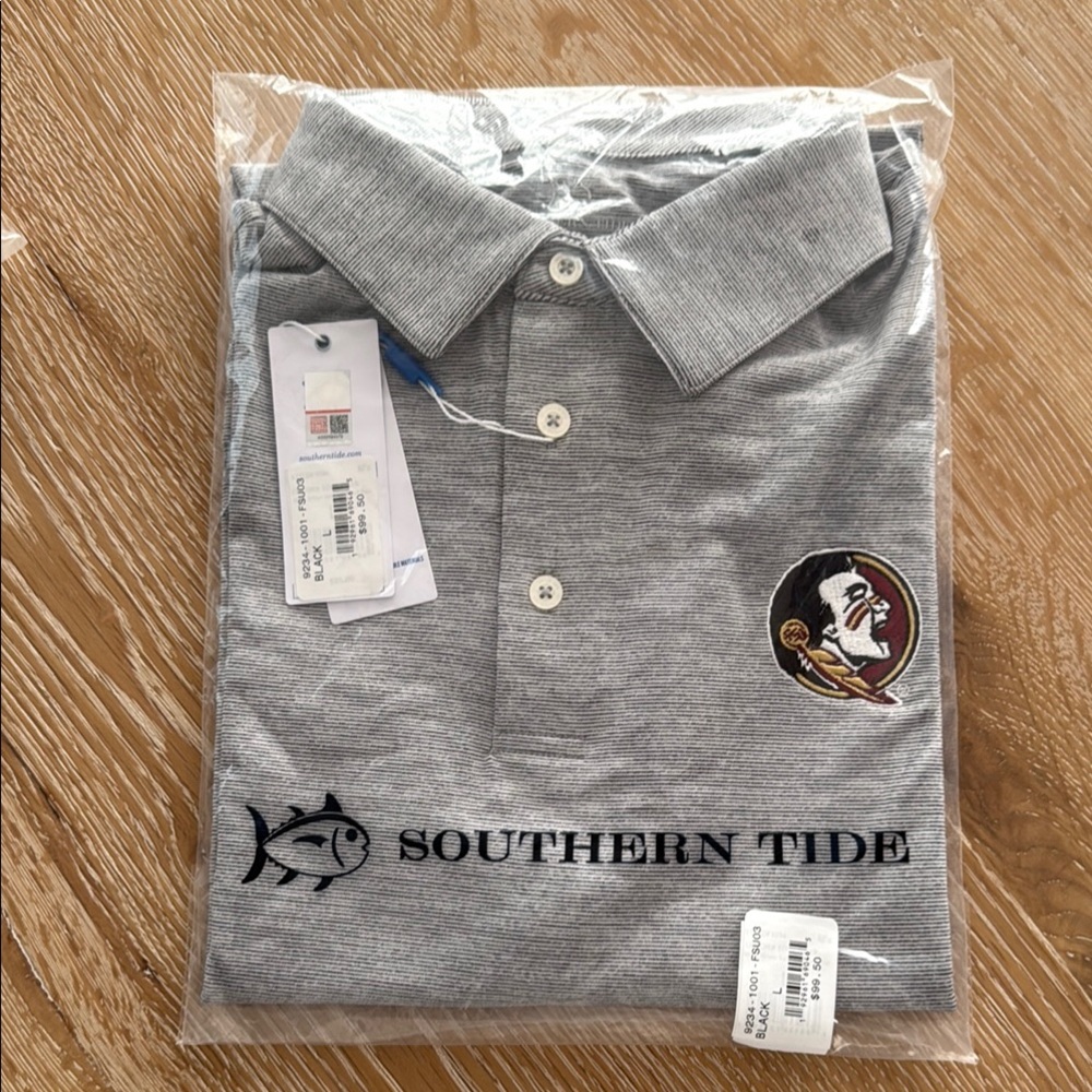 Southern Tide Gray Polo Shirt